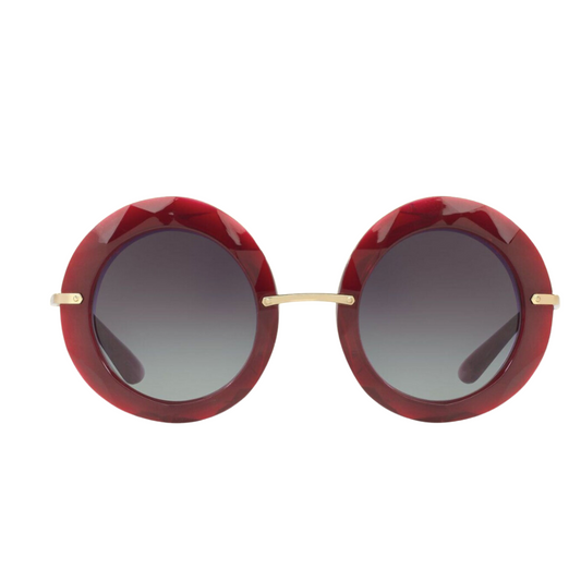 Dolce and Gabbana - Sunglasses for Women, Transparent Red-Grey Gradient - 50-27-135 mm