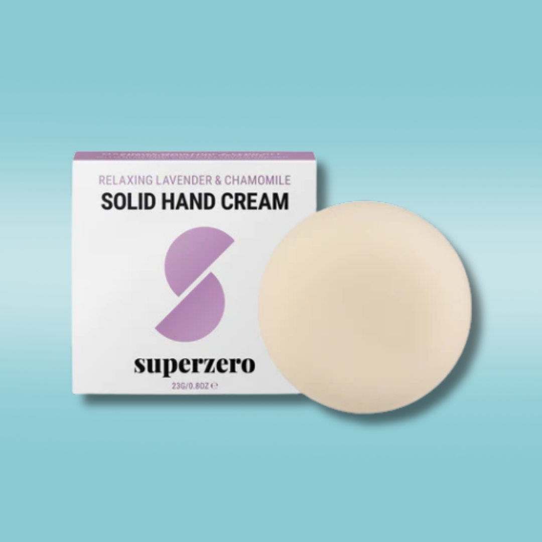 Superzero - Hand Balm Bar, Relaxing Lavender and Chamomile - 0.8 Oz