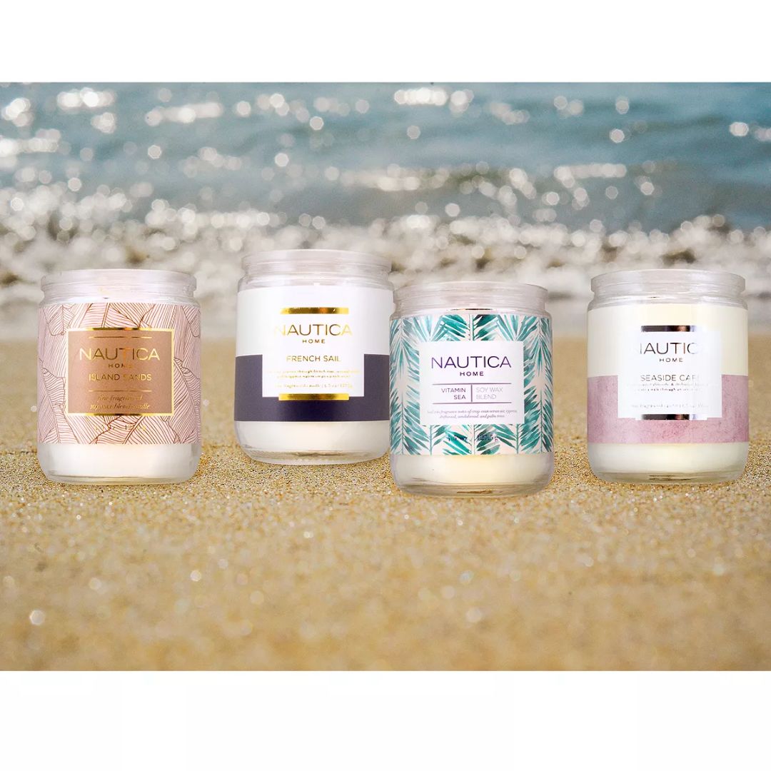 Nautica - Nautica Warm Seas Collection Candle Set - Multi - 4 x 4.5 Oz