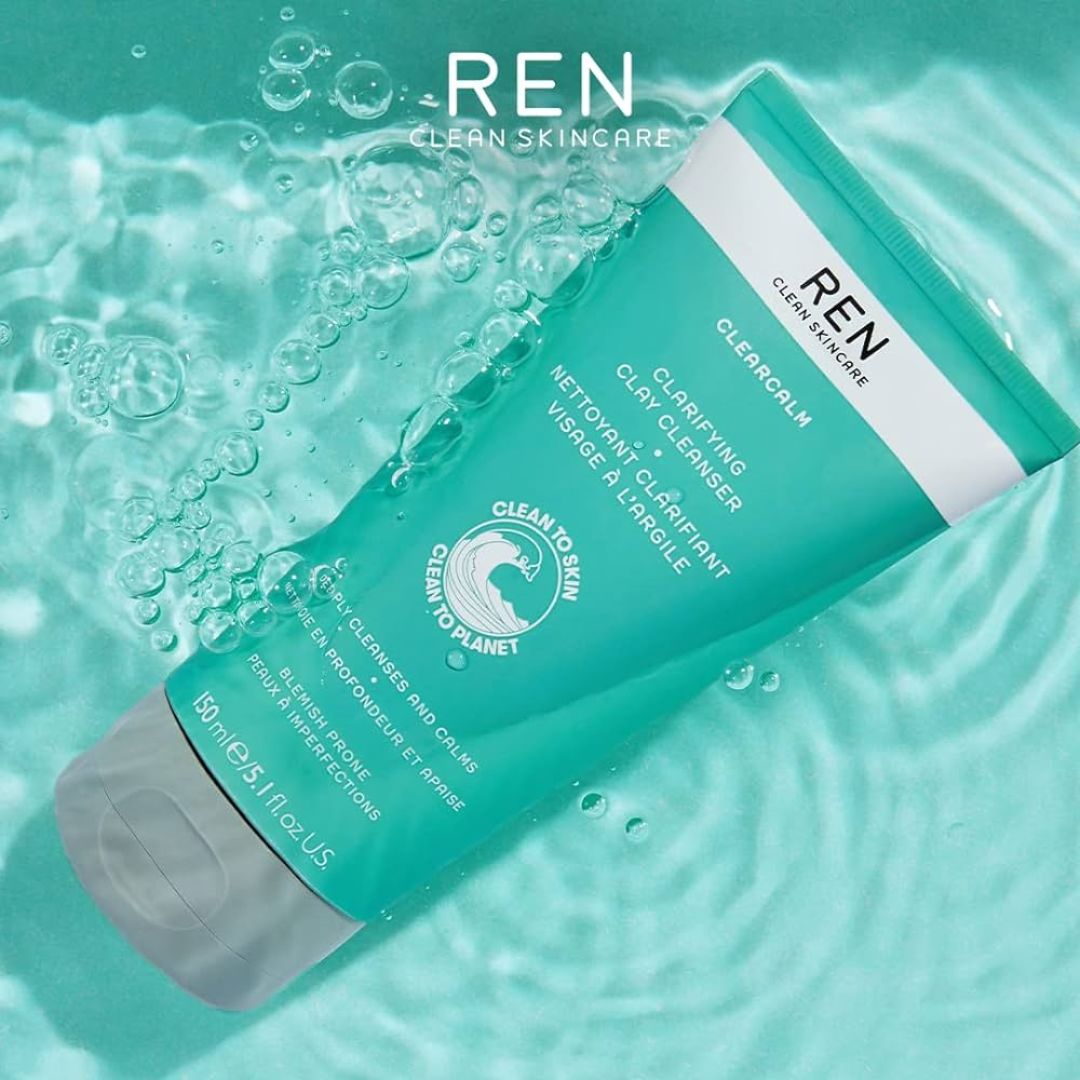 REN - Clearcalm 3 Clarifying Clay Cleanser - 5.1 Oz