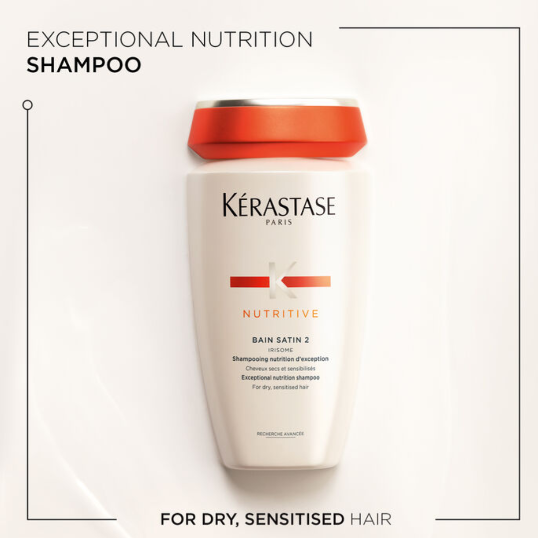 Kerastase - Nutritive Bain Satin 2 Shampoo for Unisex Shampoo - 8.5 Oz