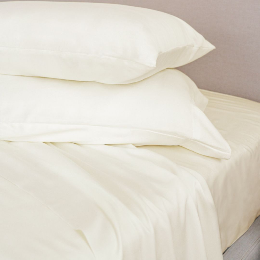 Cariloha - Classic Bamboo Bed Sheet Set, Ivory - 4 Pc