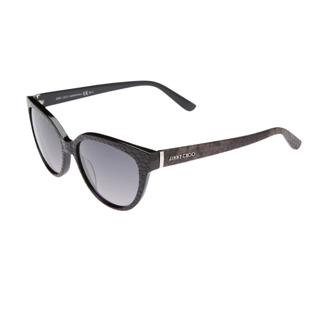 Jimmy Choo - Sunglasses for Women, Black - 56-17-140 mm