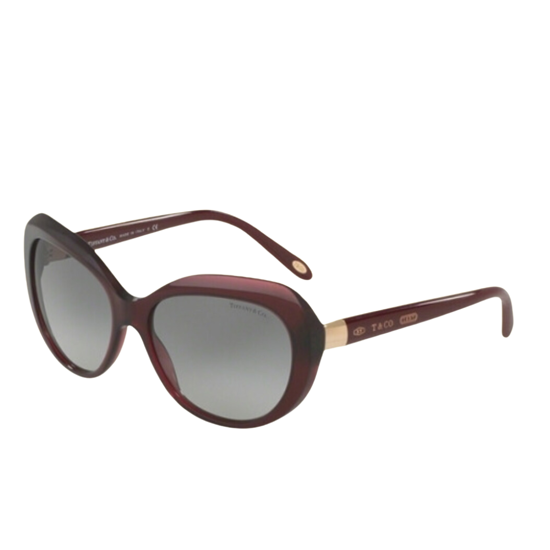 Tiffany and Co. - Sunglasses for Women, Opal Red-Gray Gradient - 56-16-140 mm