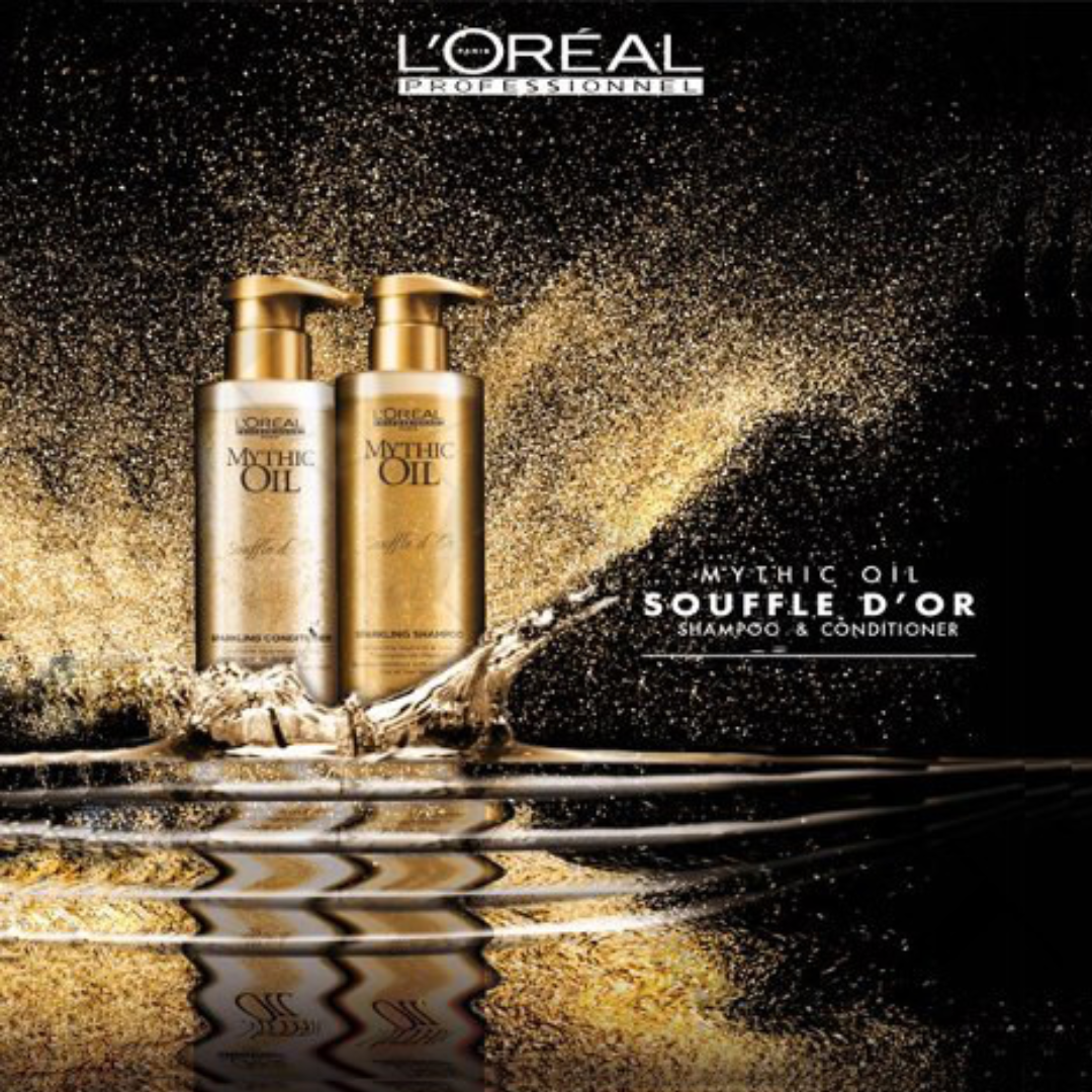 L'Oreal - Mythic Oil Souffle d'Or Sparkling Conditioner - 6.42 Oz