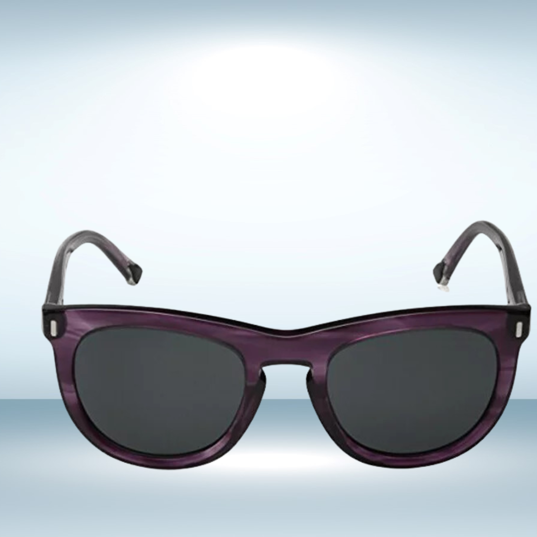 Dolce and Gabbana - Sunglasses for Women, Striped Violet-Grey - 52-22-140 mm