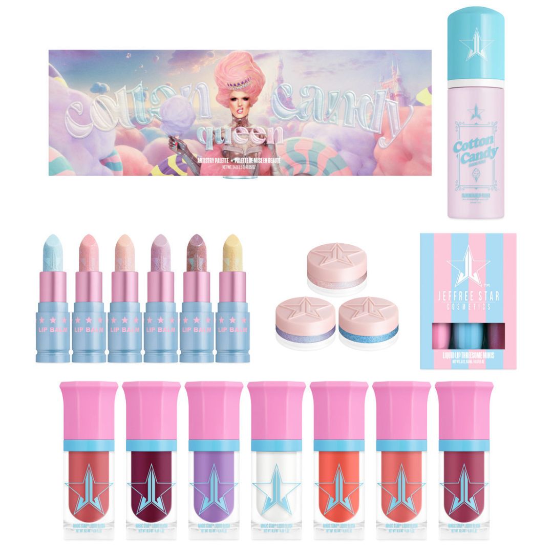 Jeffree Star Cosmetics - Ultimate Cotton Candy Queen Bundle - Set of 19