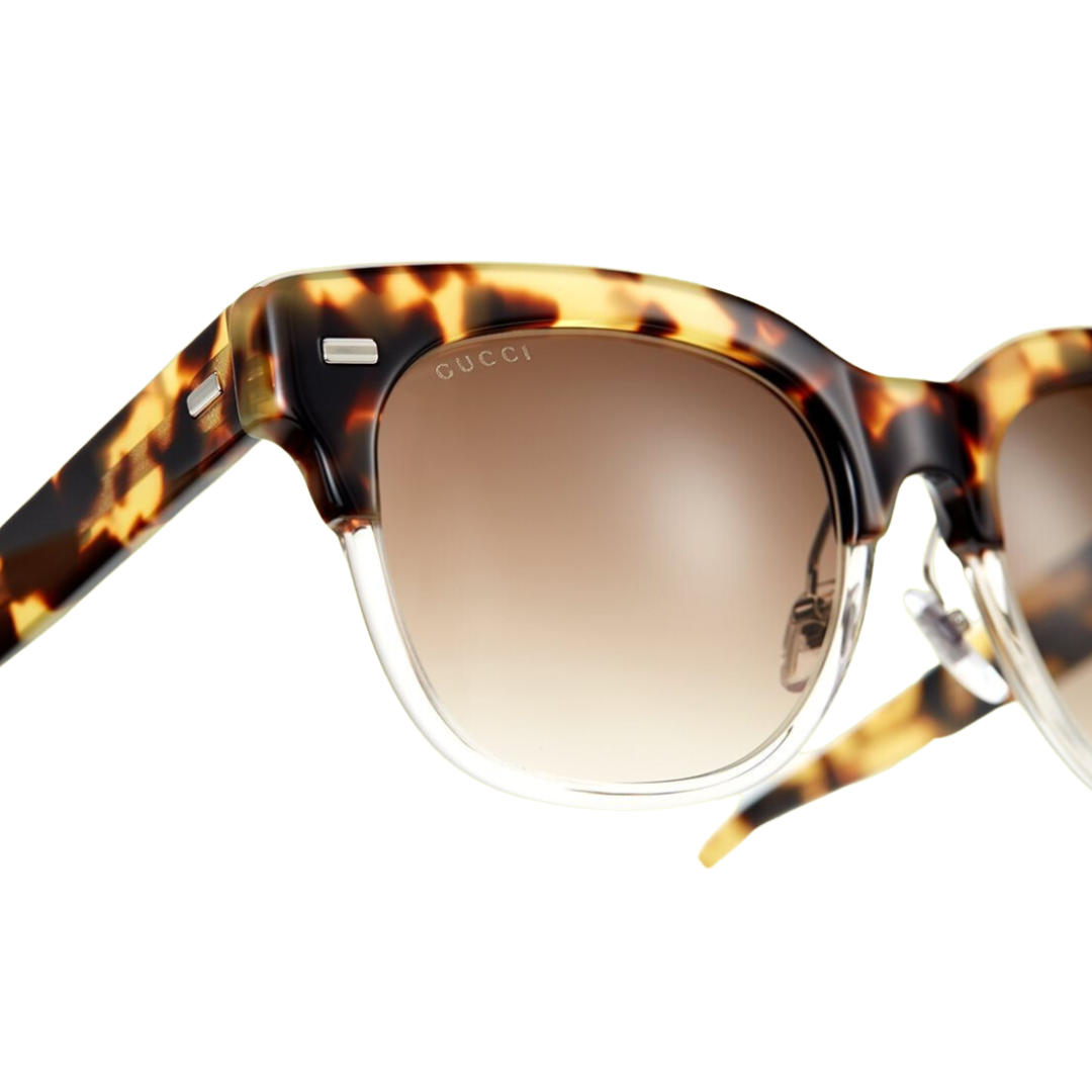 Gucci - Sunglasses, Spotted Havana - 52-19-145 mm