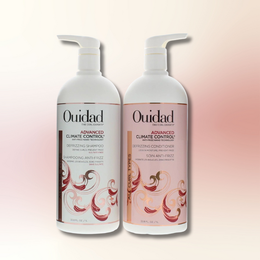 Ouidad - Advanced Climate Control Defrizzing Shampoo & Conditioner  - 33.8 Oz Set Each