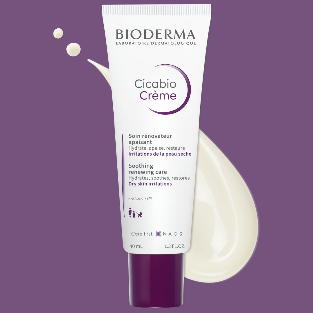 Bioderma - Cicabio Creme Soothing Repairing Cream for Irritated & Damaged Skin - 1.33 Oz