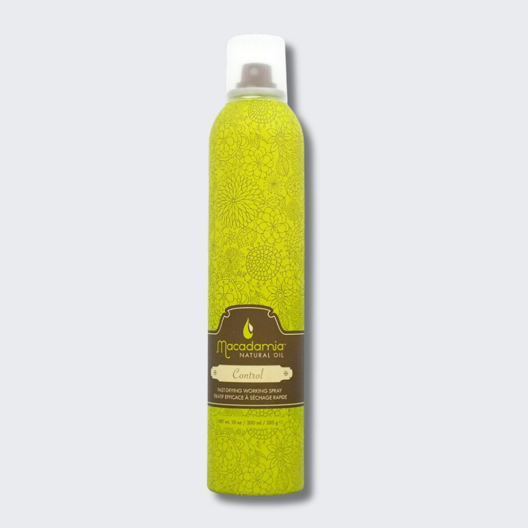 Macadamia Oil - Natural Oil Control Aerosol Hairspray - 10 Oz
