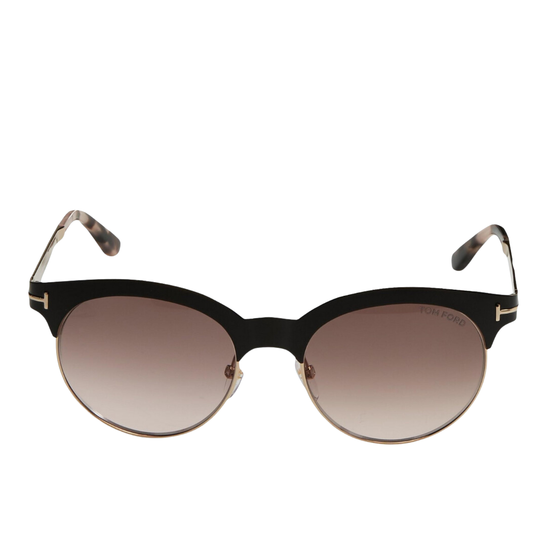 Tom Ford - Angela Sunglasses for Women, Shiny Black-Brown Gradient - 53-18-135 mm
