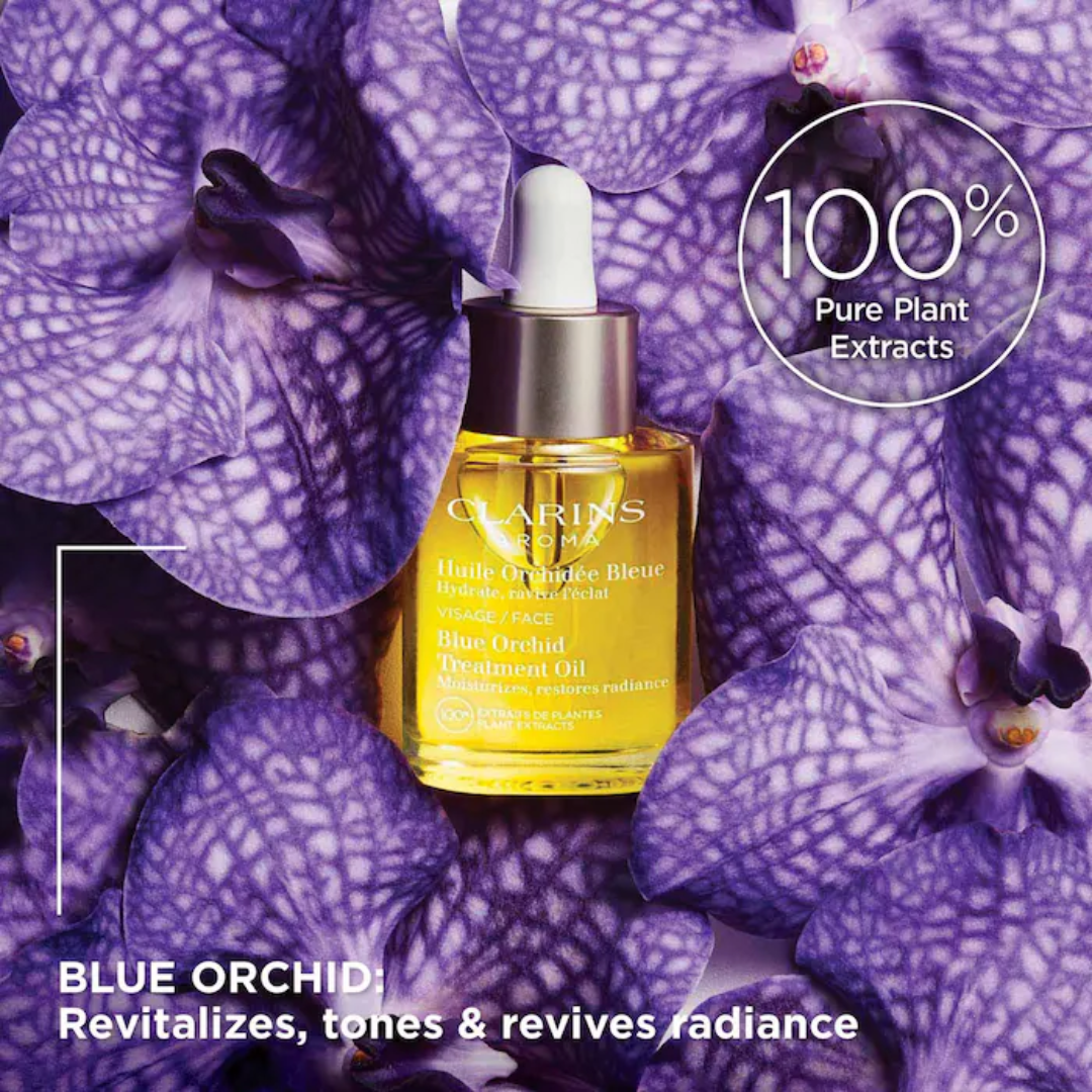 Clarins - Blue Orchid Face Treatment Oil - Dehydrated Skin - 1 Oz
