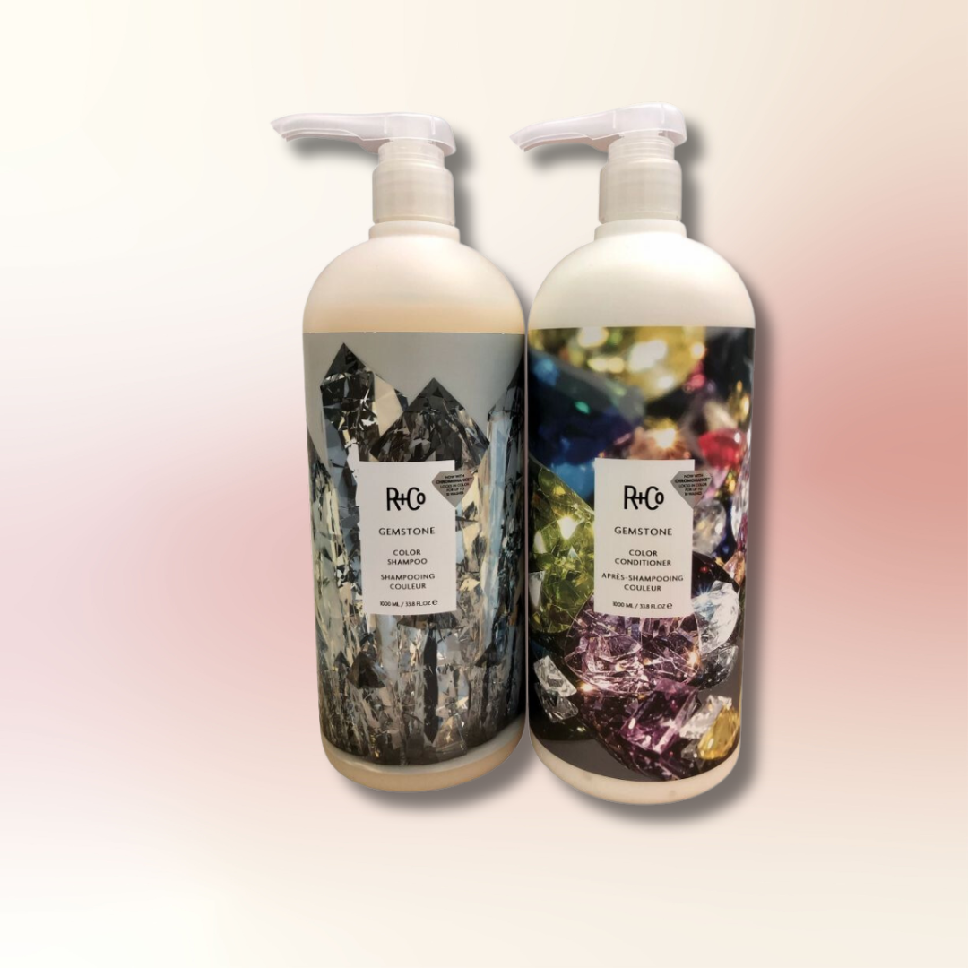 R+Co - Gemstone Color Shampoo & Conditioner  - 33.8 Oz Set
