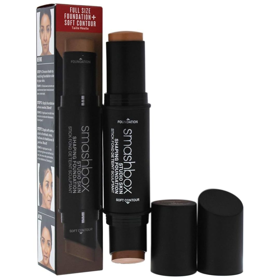 Smashbox - Studio Skin Shaping Foundation, Warm Beige+Soft Contour - 0.4 Oz