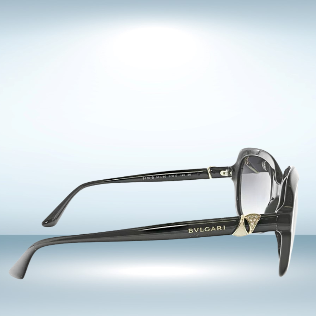 Bvlgari - Sunglasses for Women, Black-Grey Gradient - 57-17-140 mm