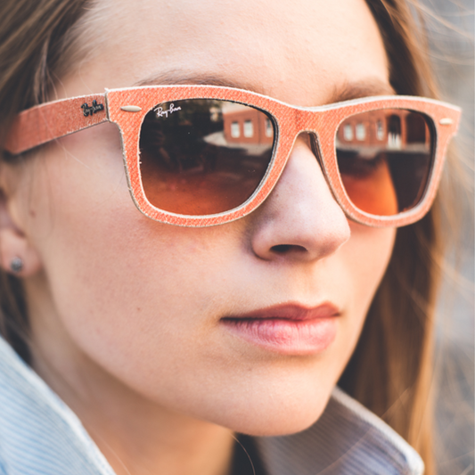 Ray Ban - Wayfarer Sunglasses, Orange Denim Orange/Orange Gradient - 50-22-150 mm