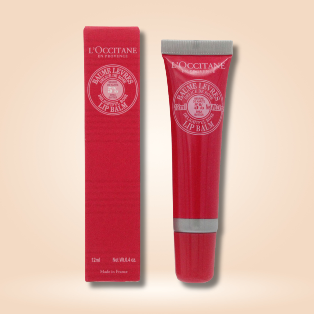 L'Occitane - Shea Butter Delightful Rose Lip Balm - 0.4 Oz