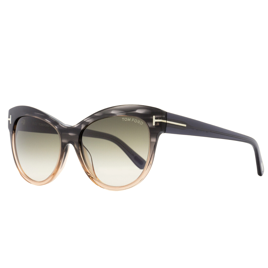 Tom Ford - Sunglasses for Women, Grey-Gradient Green - 56-16-140 mm