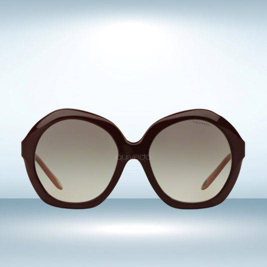 Tiffany and Co. - Sunglasses for Women, Red-Grey Gradient - 56-18-140 mm