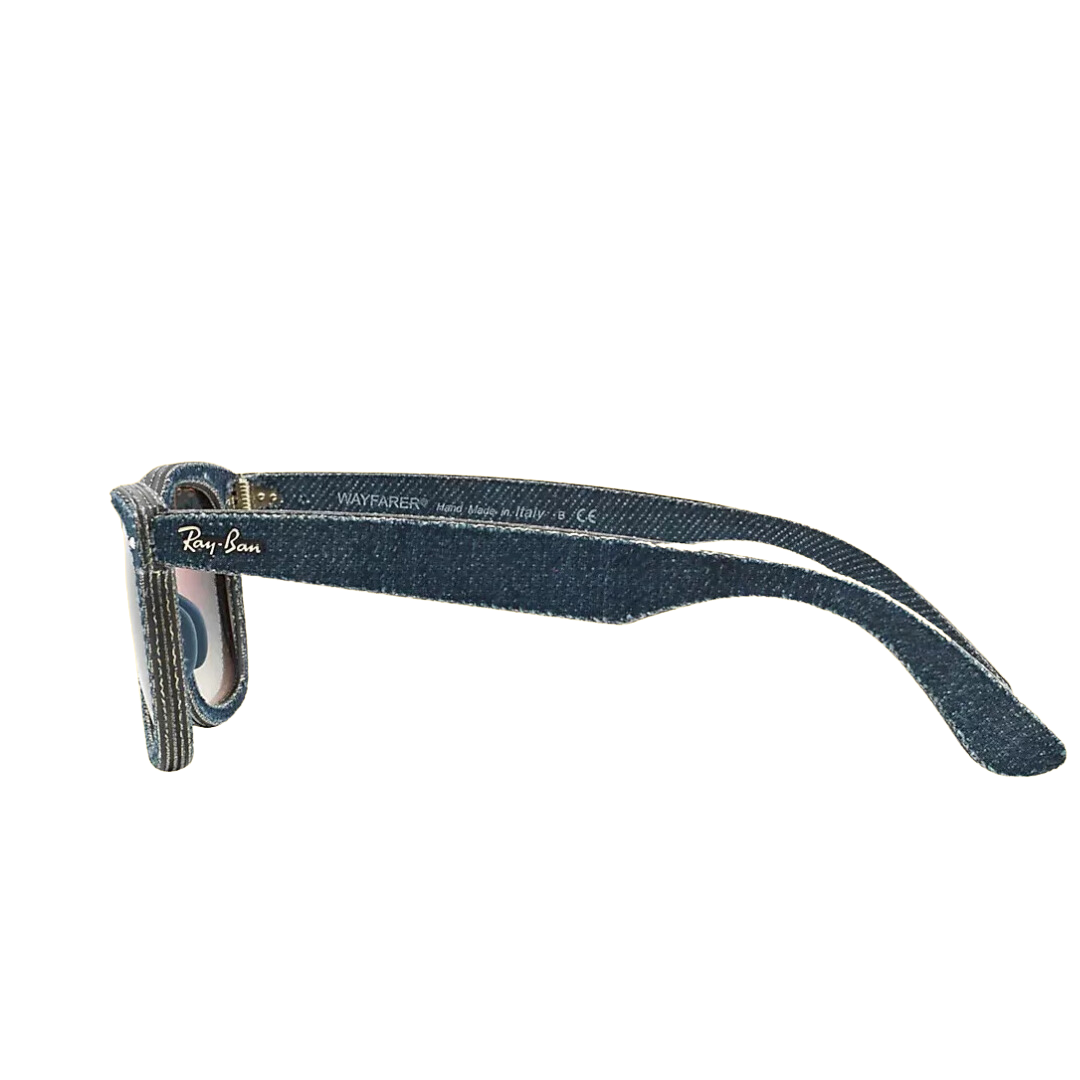 Ray Ban - Wayfarer Denim Sunglasses, Blue Denim Blue/Grey Gradient - 50-22-150 mm