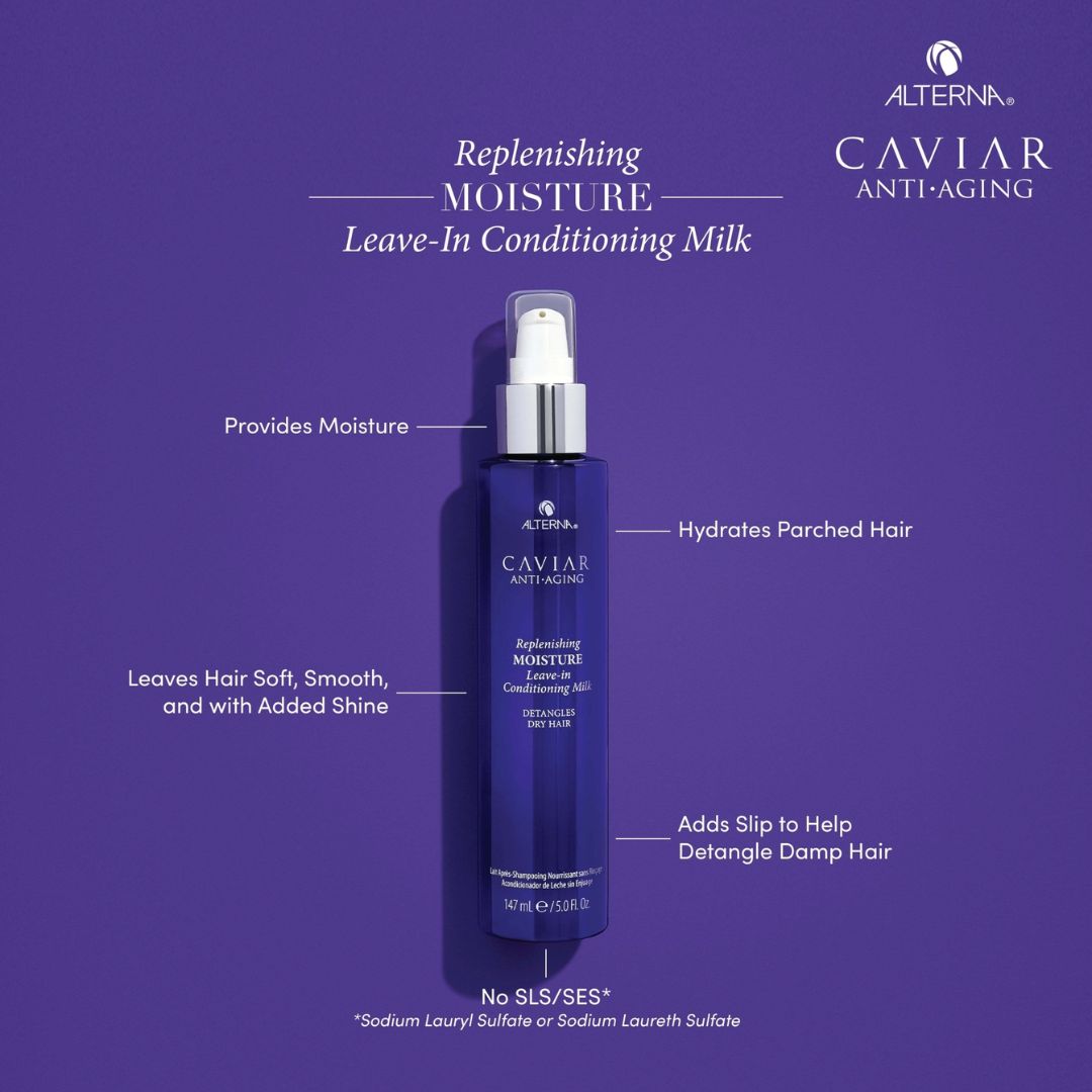 Alterna - Caviar Anti Aging Replenishing Moisture Leave In Conditioning Milk for Dry Hair - 2 X 5 Oz