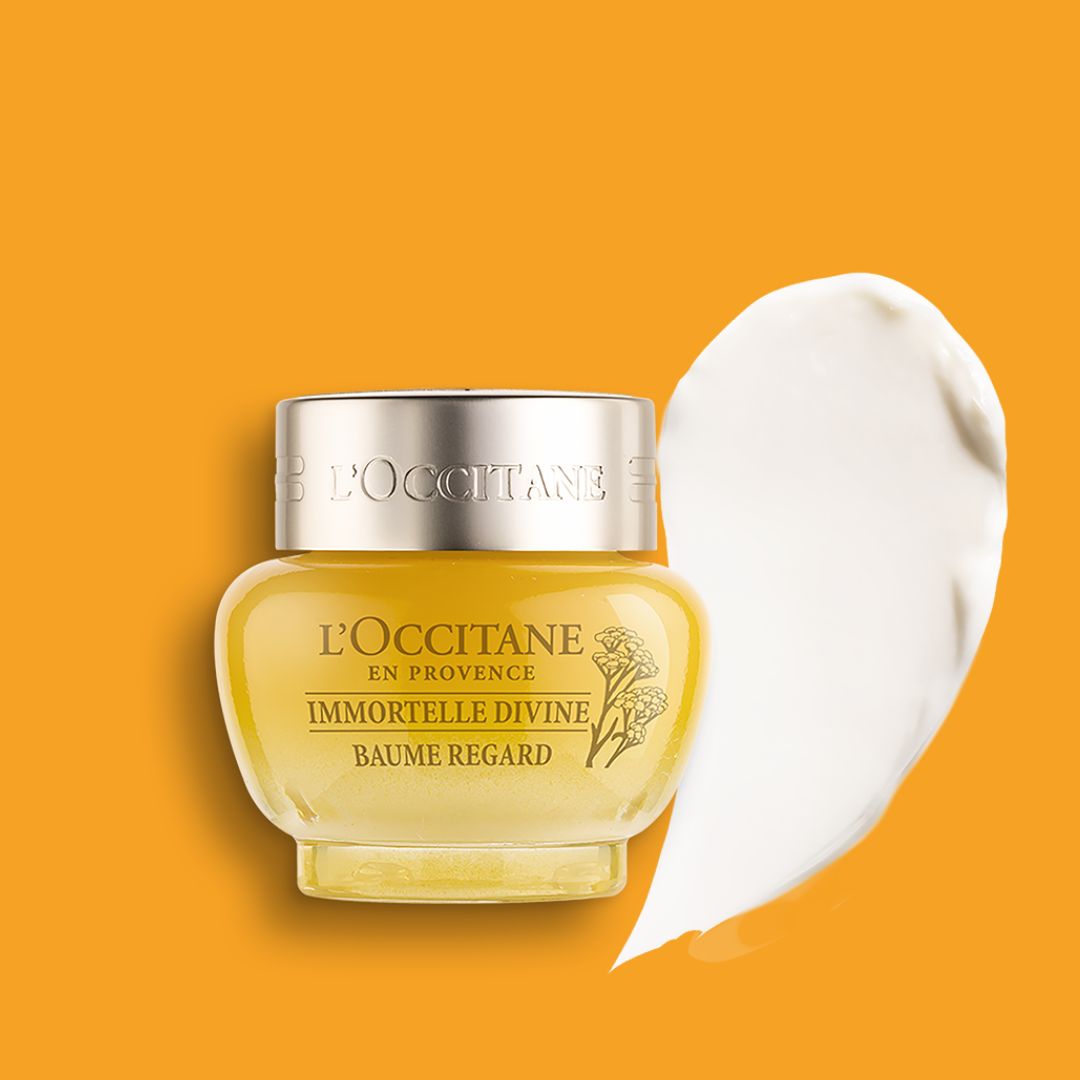 LOccitane - Immortelle Divine Eye Balm, Advanced Youth Face Care - 0.5 Oz