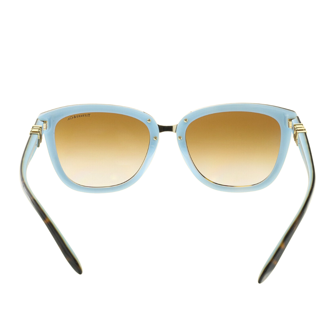 Tiffany and Co. - Sunglasses for Women, Havana Blue-Brown Gradient - 55-18-140 mm