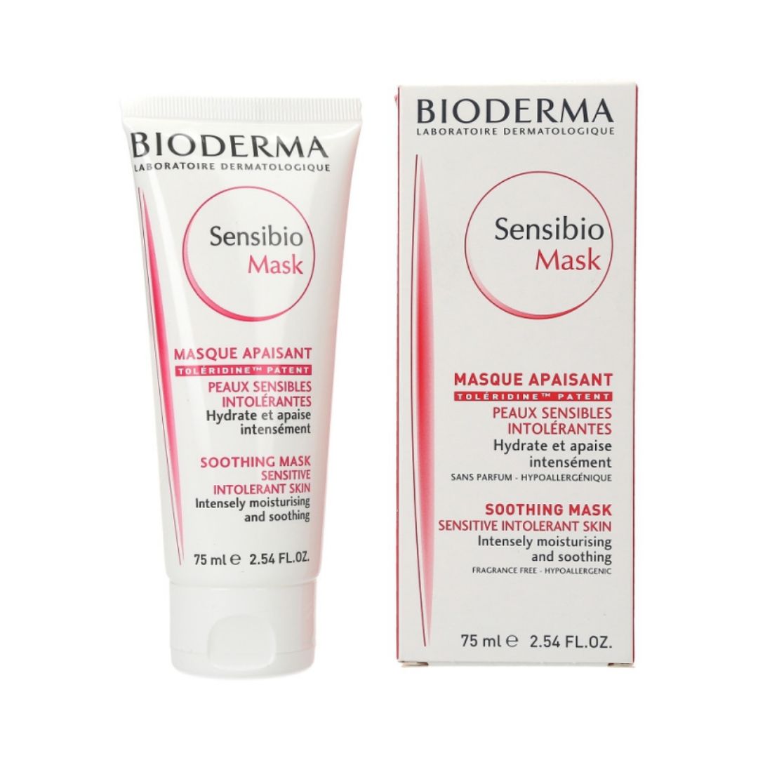 Bioderma - Sensibio Mask Soothing Mask for Sensitive Intolerant Skin - 2 X 2.54 Oz