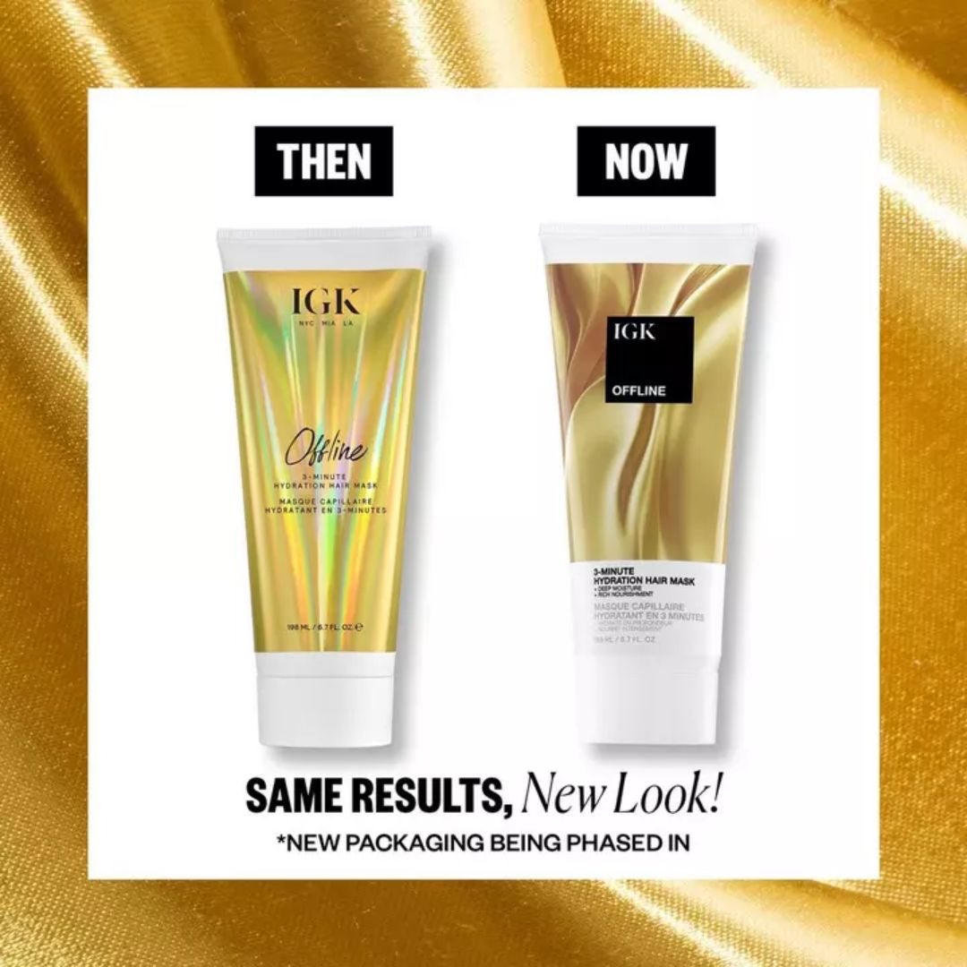 IGK - Offline 3 Minute Hydration Hair Mask - 6.7 Oz
