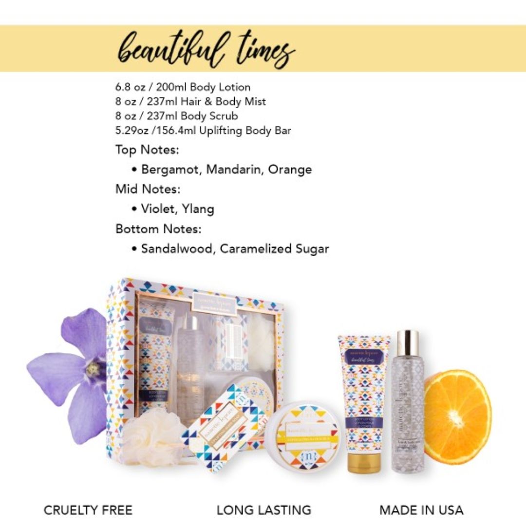 Nanette Lepore - Beautiful Times - 5 Piece Luxury Bath & Body Set