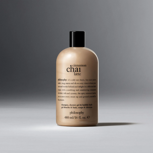 Philosophy - Cinnamon Chai Latte, Shampoo, Shower Gel, and Bubble Bath - 16 Oz
