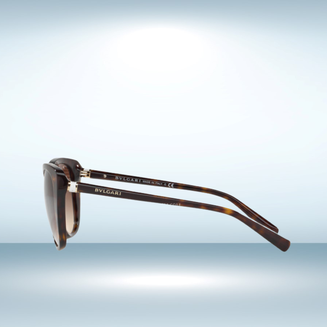 Bvlgari - Sunglasses for Women, Dark Havana-Brown Gradient - 53-20-140 mm