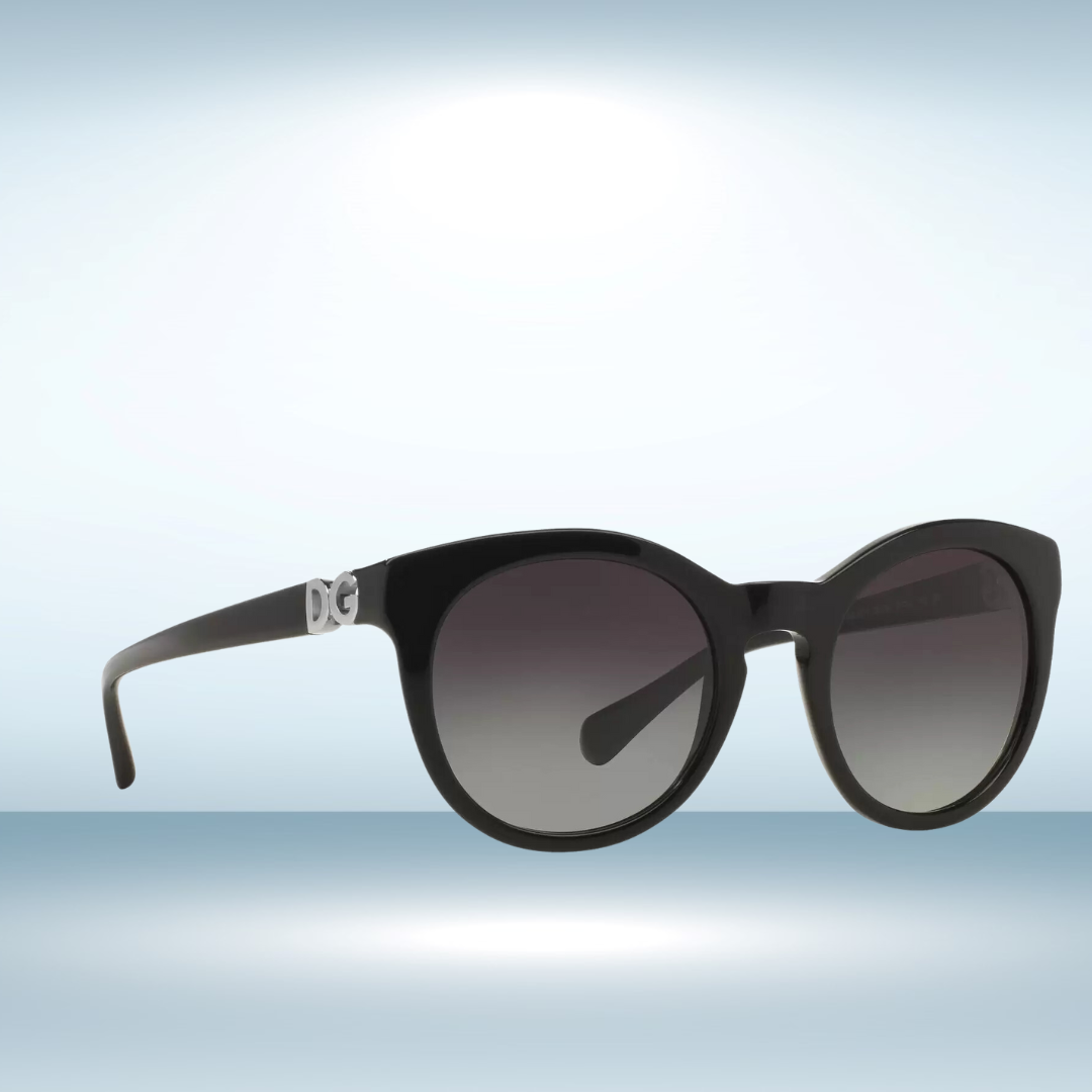 Dolce and Gabbana - Sunglasses for Women, Black-Grey Gradient - 52-21-140 mm