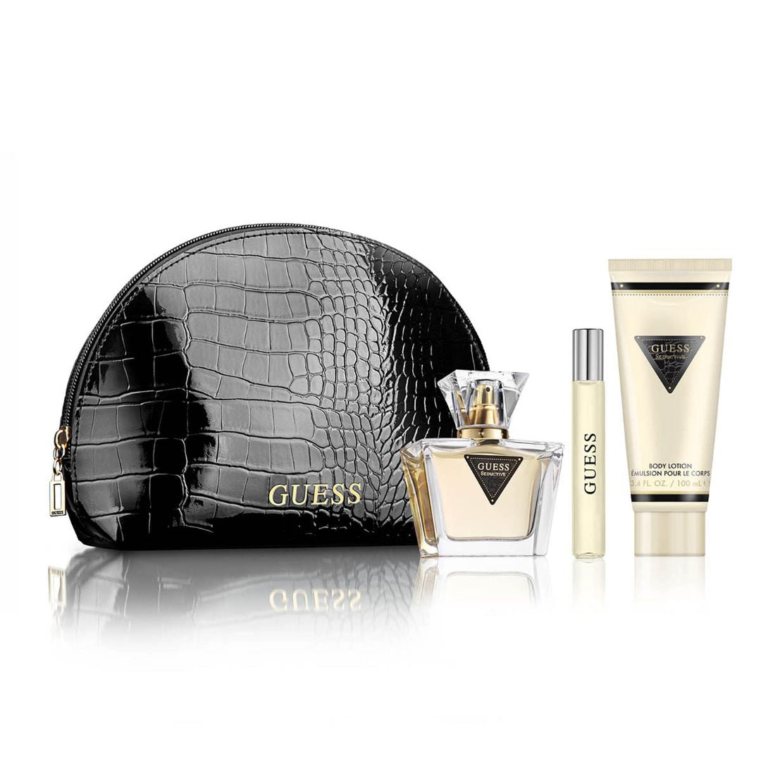 Guess - Seductive Gift Set for Women with Pouch - 4 Piece