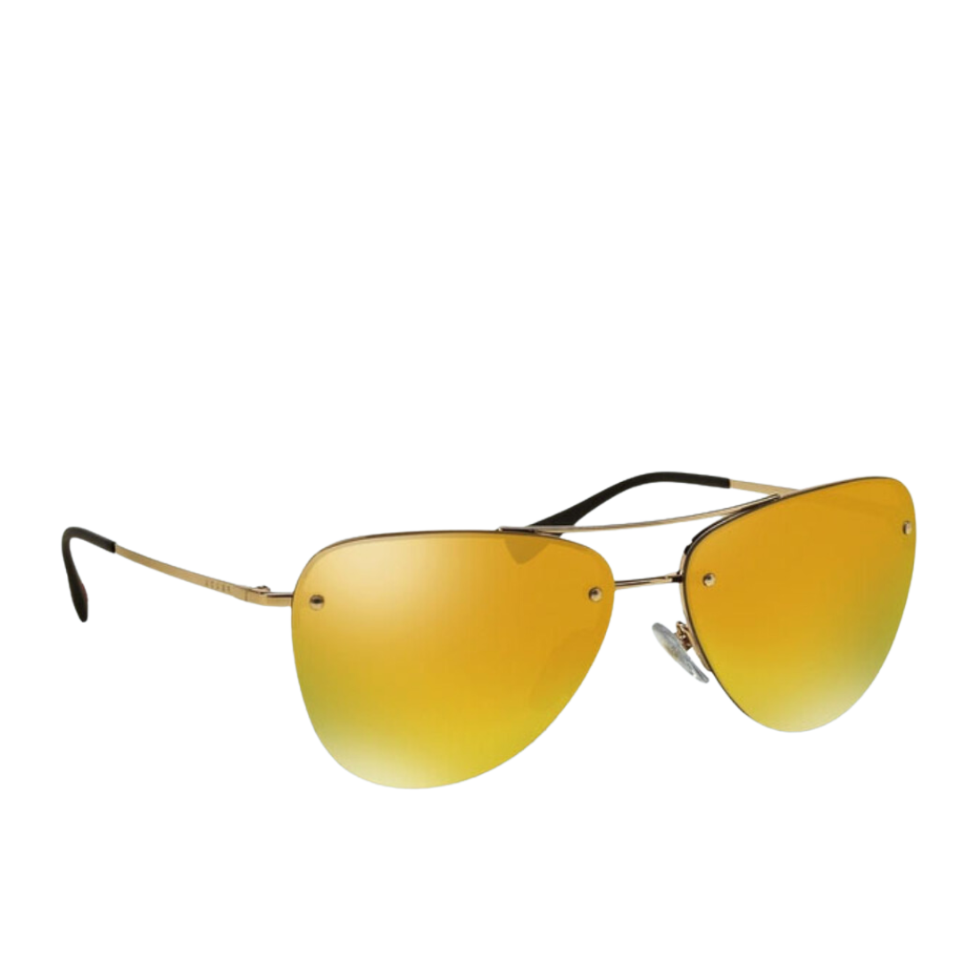 Prada - Pale Gold-Brown Orange 24k Iridium - 57-14-135 mm