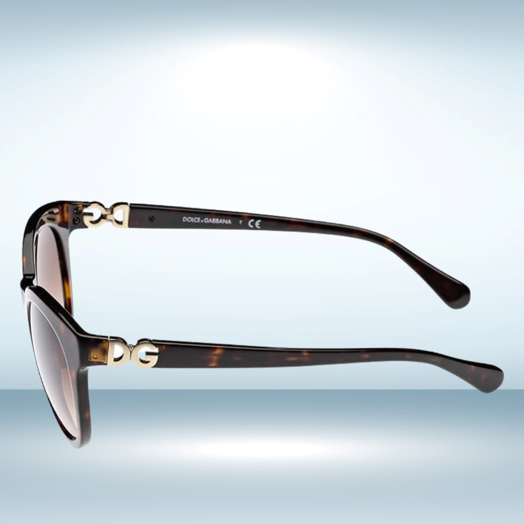 Dolce and Gabbana - Sunglasses for Women, Dark Havana-Brown Gradient - 52-21-140 mm