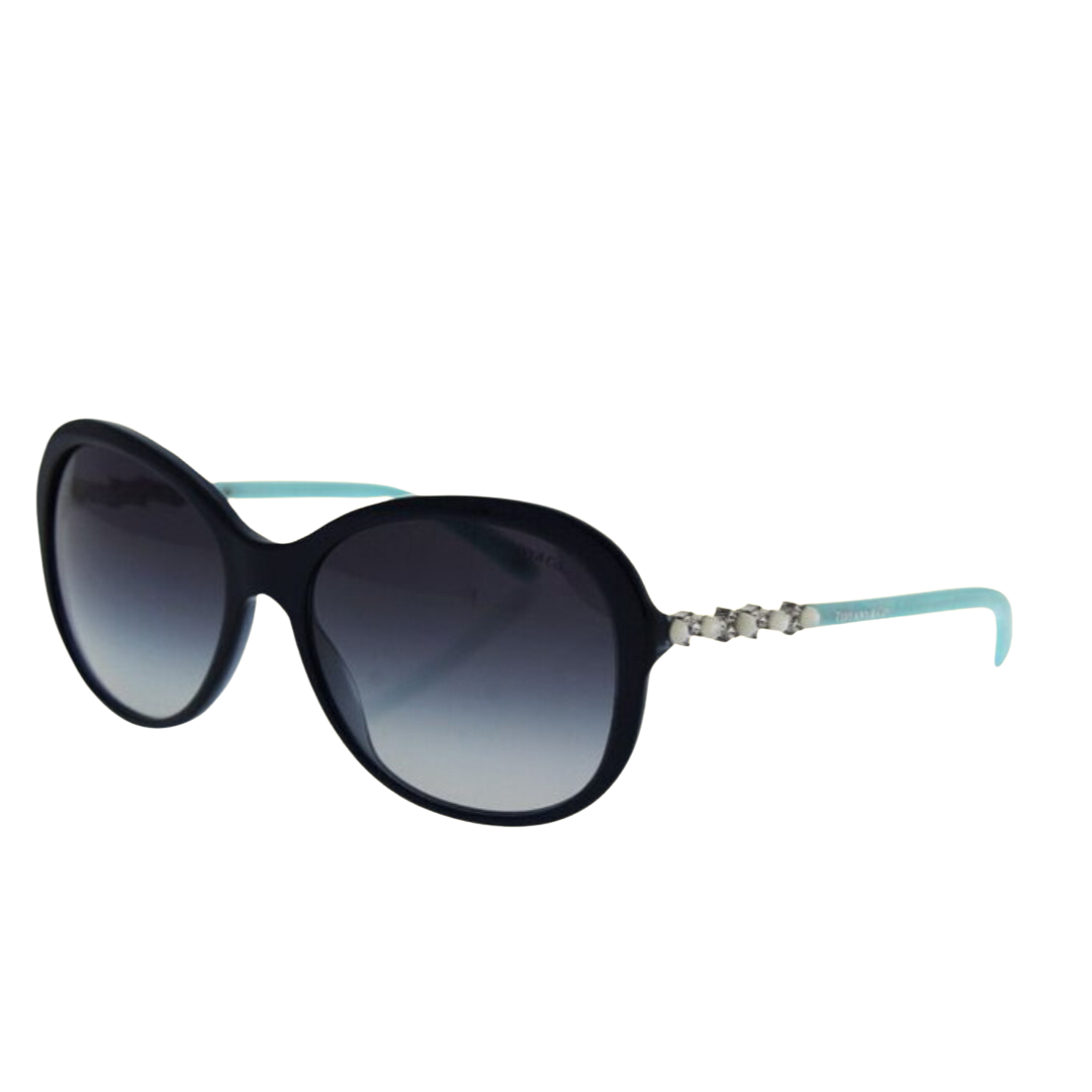 Tiffany and Co. - Sunglasses for Women, Pearl Sapphire-Grey Gradient - 58-17-140 mm