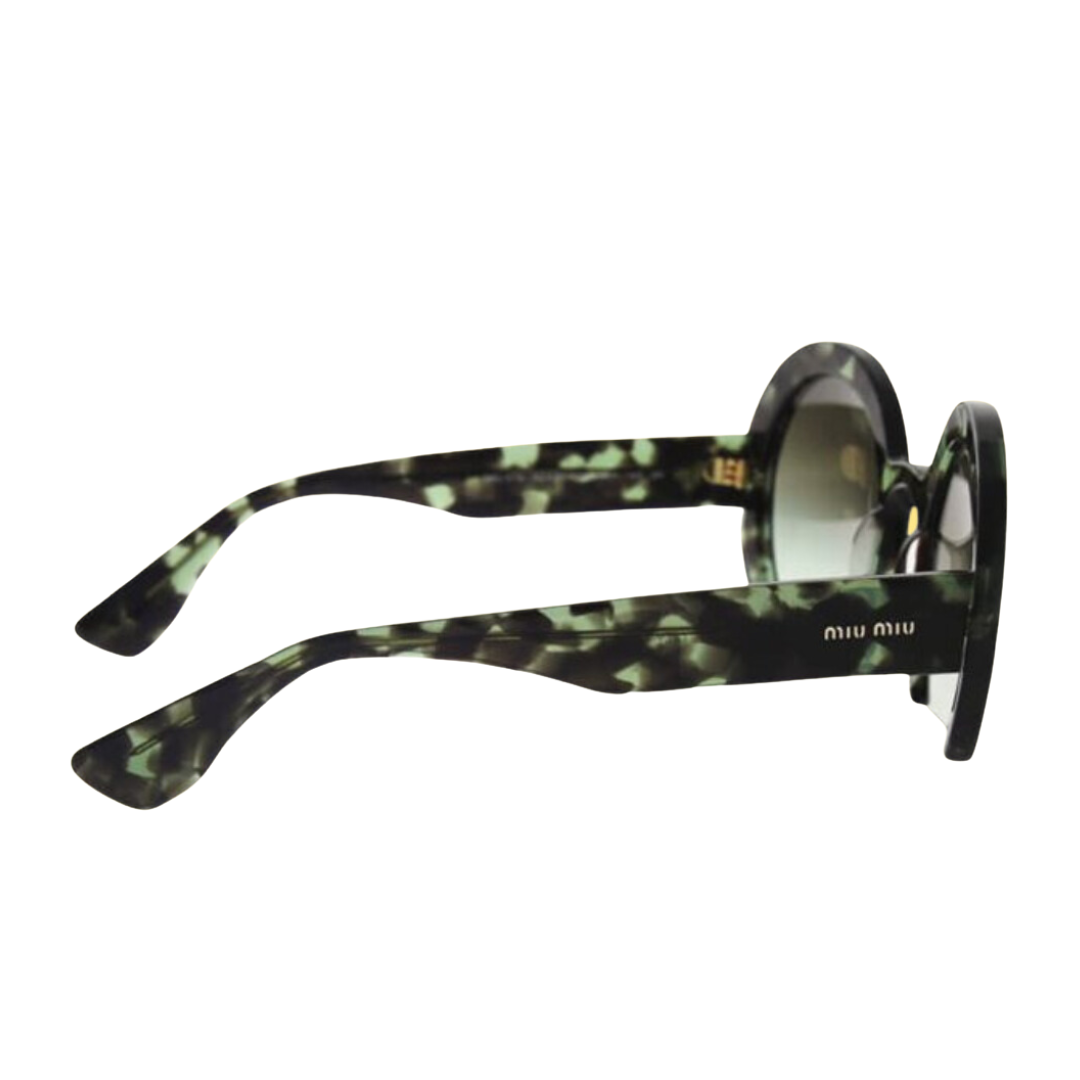 Miu Miu - Sunglasses for Women, Green Tortoise-Green Gradient - 52-25-140 mm