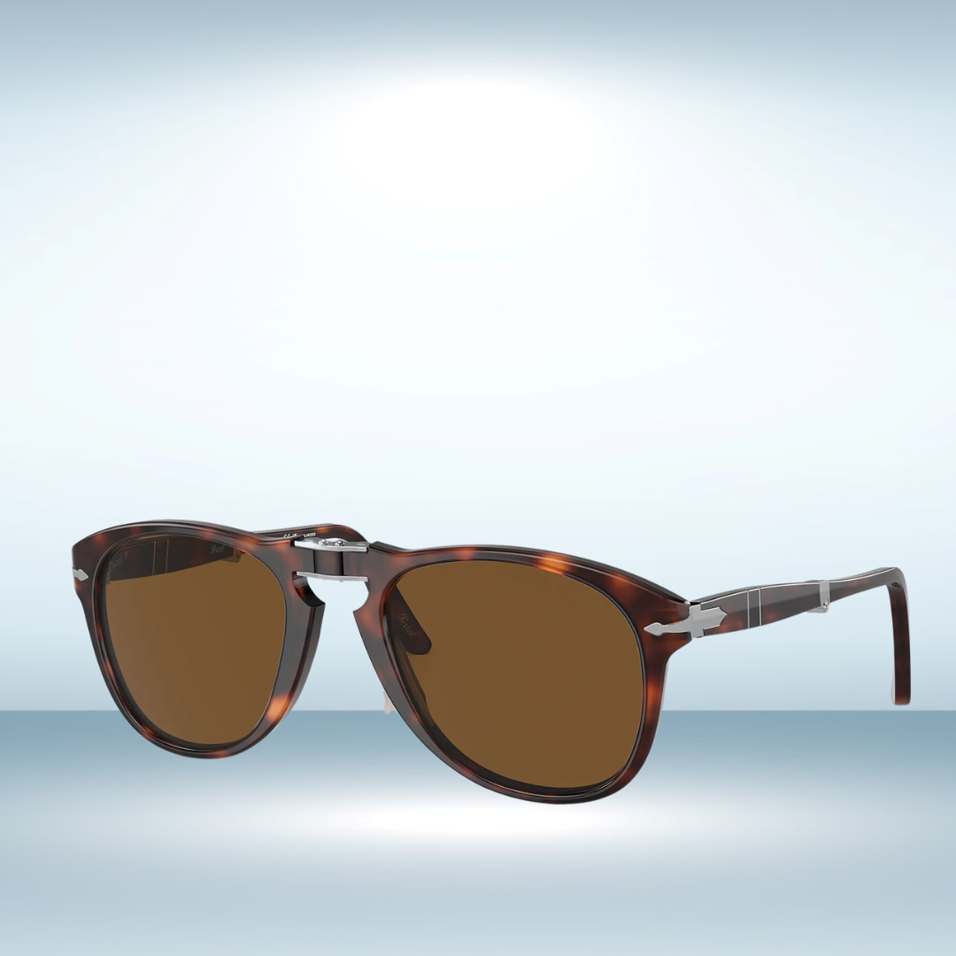 Persol - Sunglasses - Havana-Brown Polarized - 54-21-140 mm