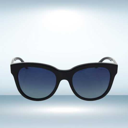 Tiffany and Co. - Sunglasses for Women, Black-Blue Gradient Polarized - 53-19-140 mm