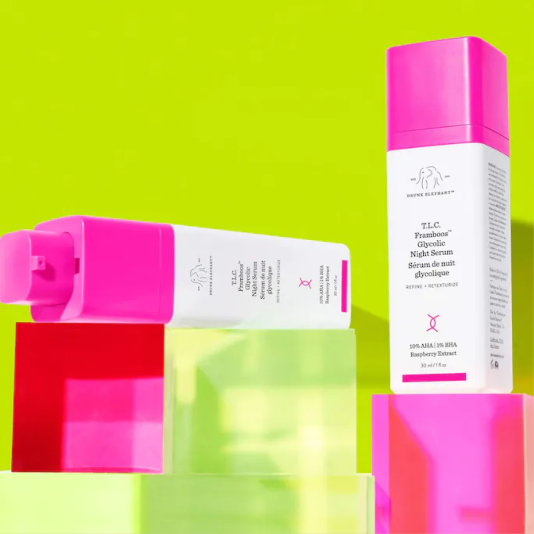 Drunk Elephant - T.L.C. Framboos Glycolic Night Serum - 1 Oz