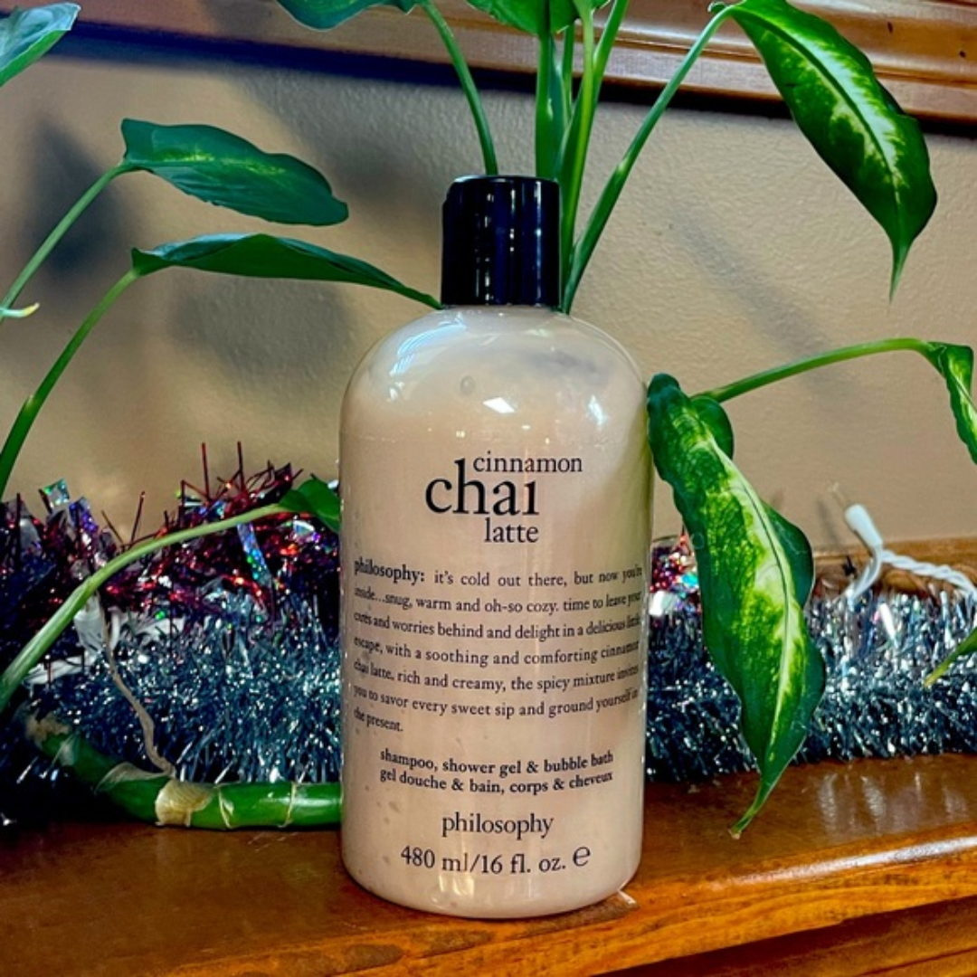 Philosophy - Cinnamon Chai Latte, Shampoo, Shower Gel, and Bubble Bath - 16 Oz