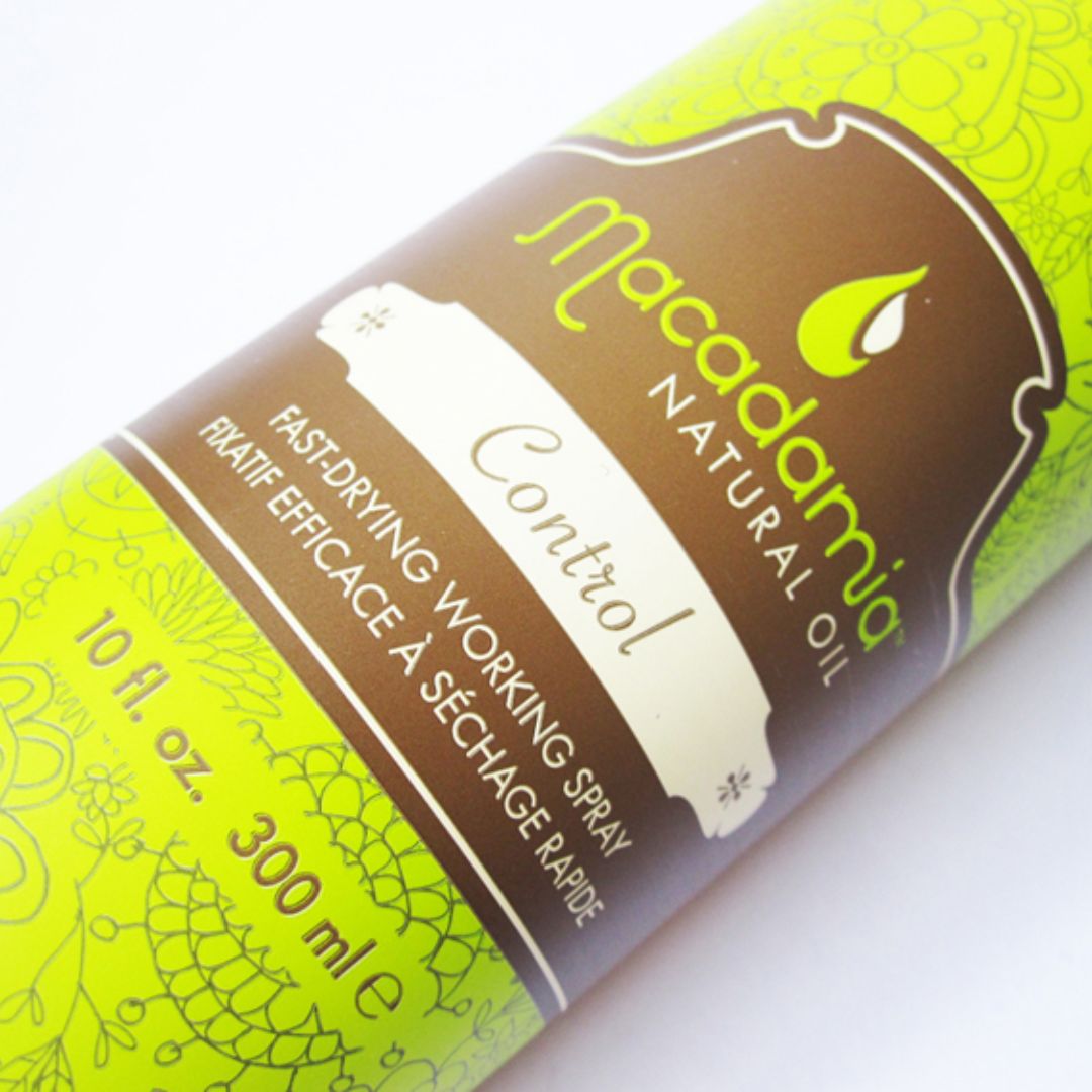 Macadamia Oil - Natural Oil Control Aerosol Hairspray - 10 Oz