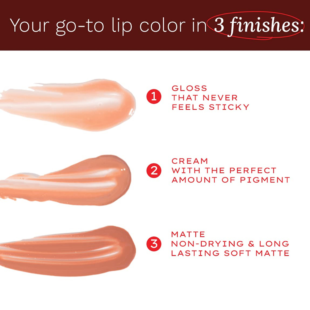Alleyoop - Multi-Mood Lip Trio - Gloss, Cream & Matte in Brand Nude - 3 X 0.11 Oz