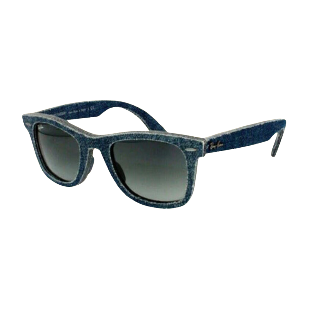 Ray Ban - Wayfarer Denim Sunglasses, Blue Denim Blue/Grey Gradient - 50-22-150 mm