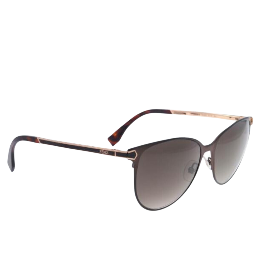 Fendi - Sunglasses for Women, Semi Matte Brown - 57-15-140 mm