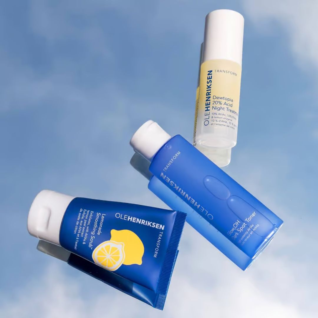 OLEHENRIKSEN - Acids Done Bright Smoothing Skincare Set - 3 Piece