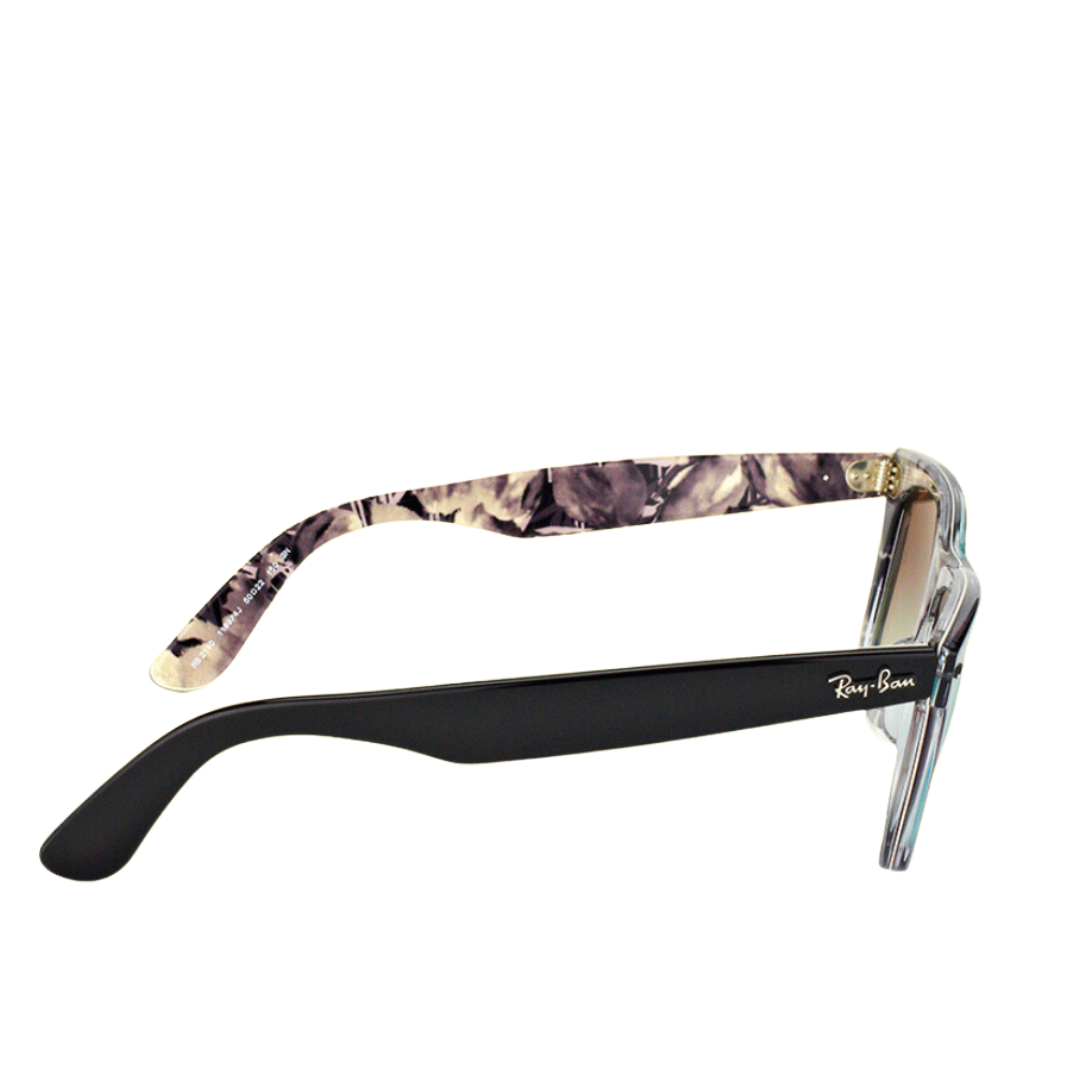 Ray Ban - Wayfarer Sunglasses, Grey Black-Green Gradient Flash - 50-22-150 mm