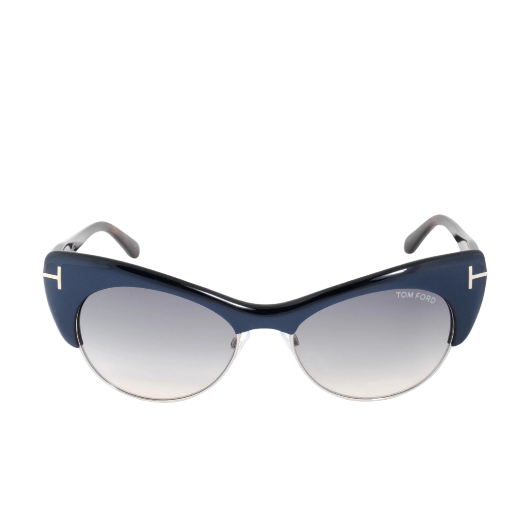 Tom Ford - Sunglasses for Women, Navy Blue-Blue Gradient - 54-17-140 mm